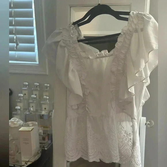 2 for $20 Milk and Honey  Crop top with ruffles - Picture 4 of 10